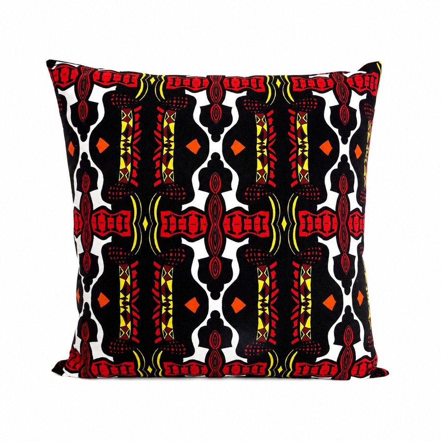 Sierkussen Graphic Red – 45 x 45 cm – Hotel Chique Woonaccessoire