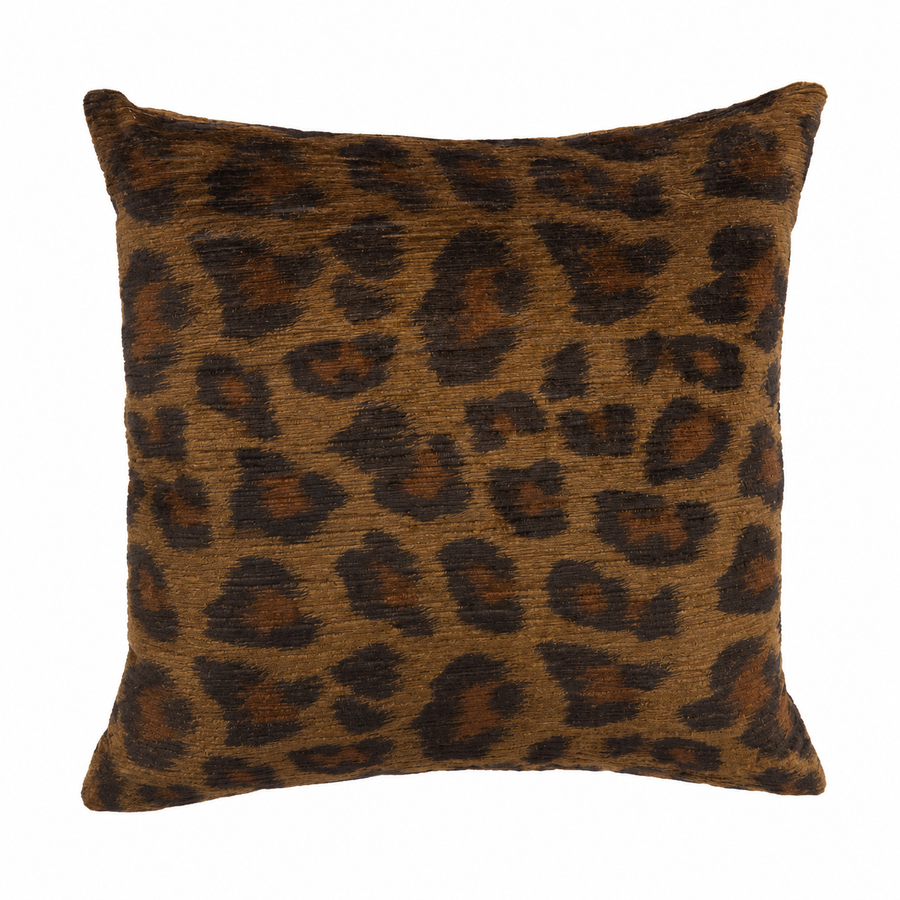 Sierkussen Leopard – Bruin – 45 × 45 cm – Hotel Chique Woonaccessoire