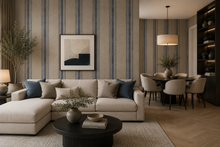 Douglas Behang – Luxe Gestreept Vinylbehang met Textiellook