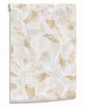Antonina Vella VA8327 Vliesbehang – Beige/Goud Abstract – 68,58 x 822 cm
