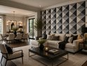 York Wallcoverings RY2752 Geometrisch Behang Zwart Grijs Wit – Sure Strip® Vliesbehang – 68,5 cm x 8,2 m – 5,6 m²