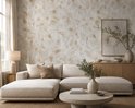 Antonina Vella VA8327 Vliesbehang – Beige/Goud Abstract – 68,58 x 822 cm