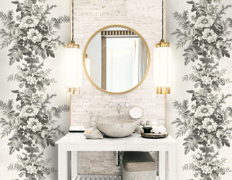 Carl Robinson Saracens Slate Behang – Luxe Klassiek Geometrisch Behang | The Wall 19