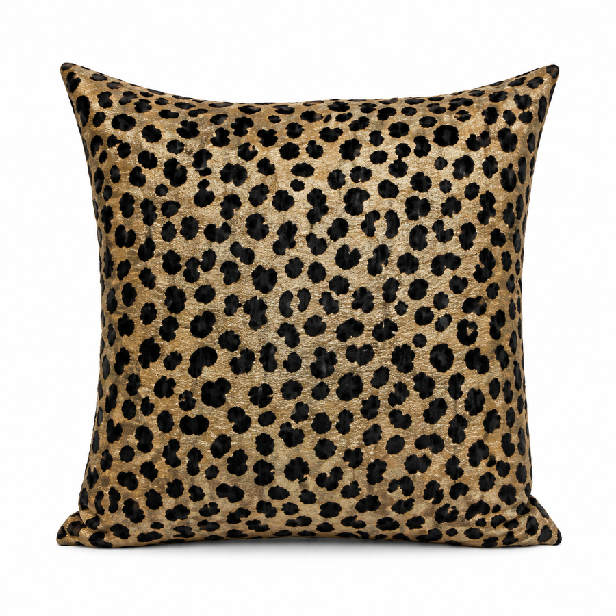 Sierkussen Serengeti Bronze 60x60 cm – Luxe Panterprint – Hotel Chique Woonaccessoire