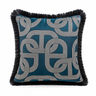Sierkussen Chain Blue 45 × 45 cm – Hotel Chique Woonaccessoire
