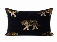 Sierkussen Tiger – Zwart/Goud – 35 × 45 cm | Hotel Chique Woonaccessoire