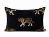 Sierkussen Tiger – Zwart/Goud – 35 × 45 cm | Hotel Chique Woonaccessoire