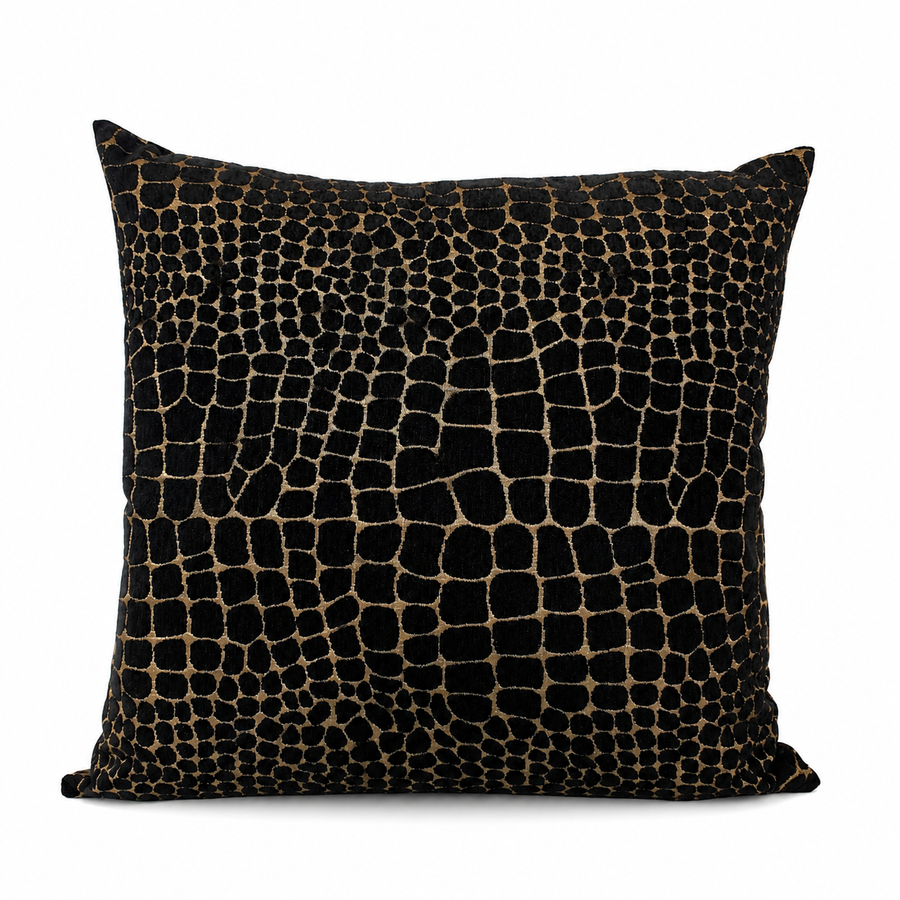 Sierkussen Kilimanjaro Bronze – 50 × 50 cm | Hotel Chique Woonaccessoire