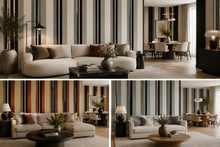WallQuest Marina Behang – Luxe Gestreept Vliesbehang