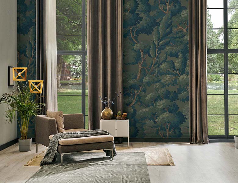 Carl Robinson Southwark Behang – Luxe Botanisch Bomen & Bladeren Behang | The Wall 19