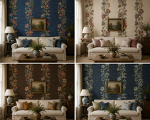 Wallquest Callas Behang – Rose, Stormy Sail, Chocolate & Midnight Tide