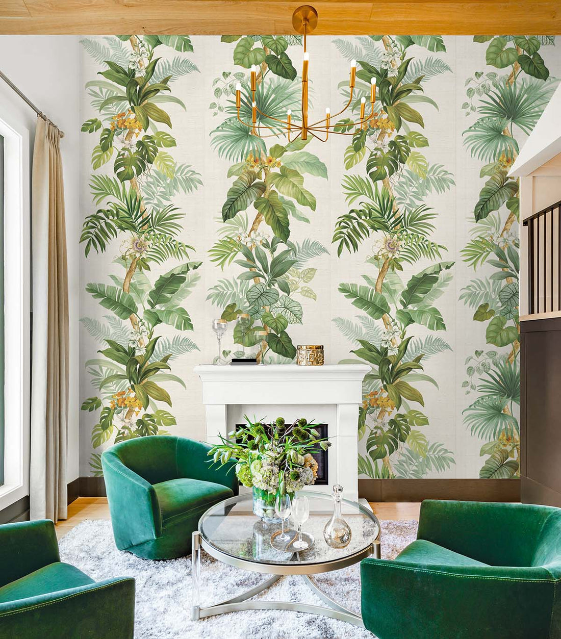Carl Robinson Swedeland Court Mural Behang – Luxe Botanisch Bloemen Mural | The Wall 19