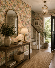 York Wallcoverings Rifle Paper Co. Garden Party Burgundy Behang – RI5122 – Bloemenbehang – Papier – 68,5 x 820 cm – 5,6 m²