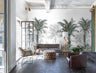 Carl Robinson Sun Court Mural Behang – Luxe Botanisch Landschap Mural | The Wall 19