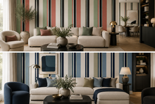 WallQuest Marina Behang – Luxe Gestreept Vliesbehang