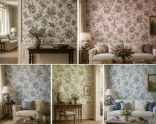 Wallquest Cabris Behang – Klassiek Botanisch Bloemenbehang | Provence