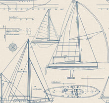 Carl Robinson Thames Behang – Luxe Nautisch Zeilboot Behang | The Gentleman