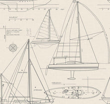 Carl Robinson Thames Behang – Luxe Nautisch Zeilboot Behang | The Gentleman