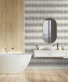 Wallquest Alfonso Behang – Luxe Geometrisch Vinylbehang | Savannah Grass