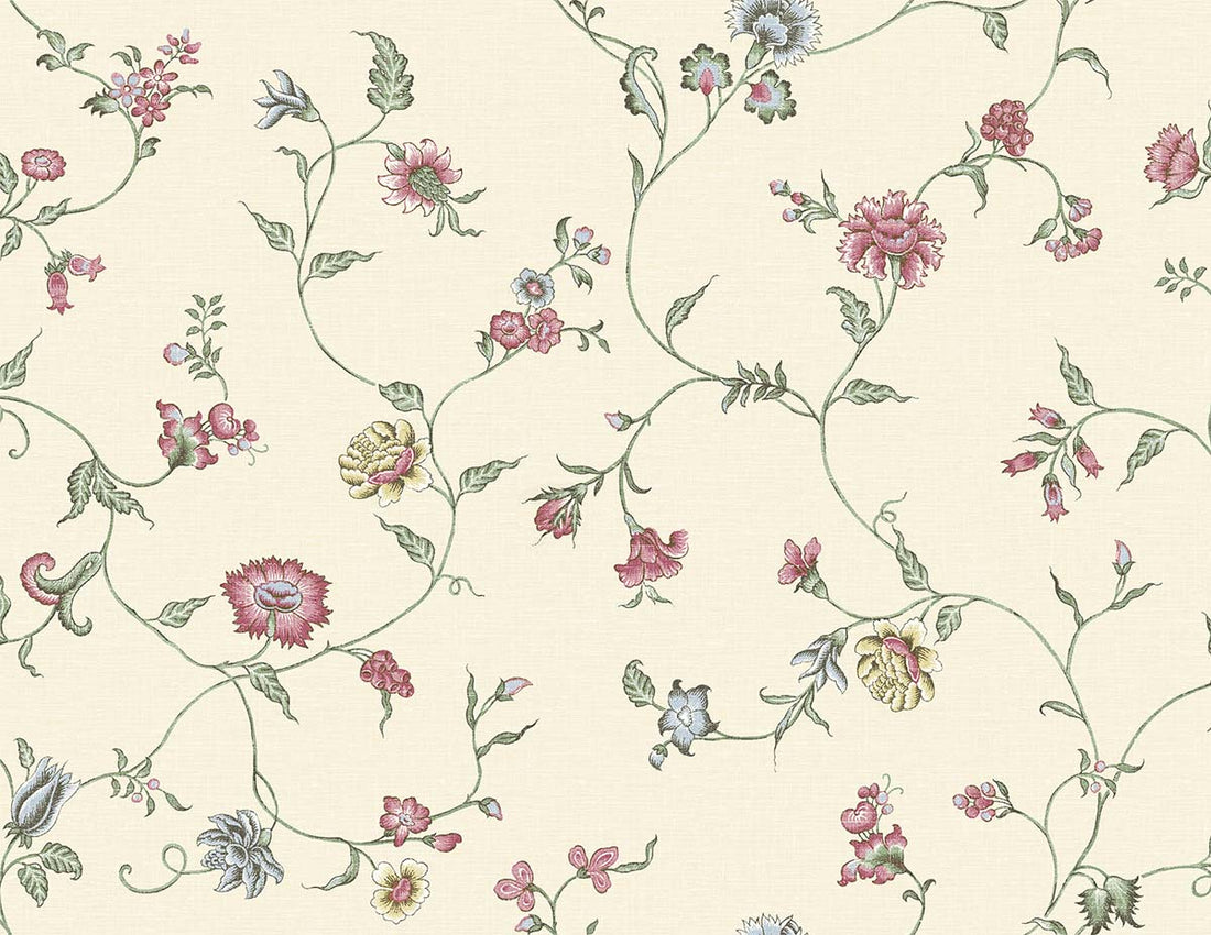 Wallquest Cassis Behang – Luxe Botanisch Vliesbehang | Provence Collectie