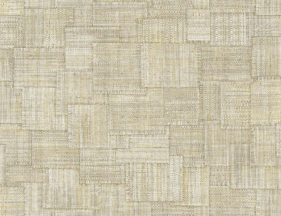 Seabrook Designs Woven Blocks 27 Behang – Luxe Geweven Blokstructuur | Raffia Collectie