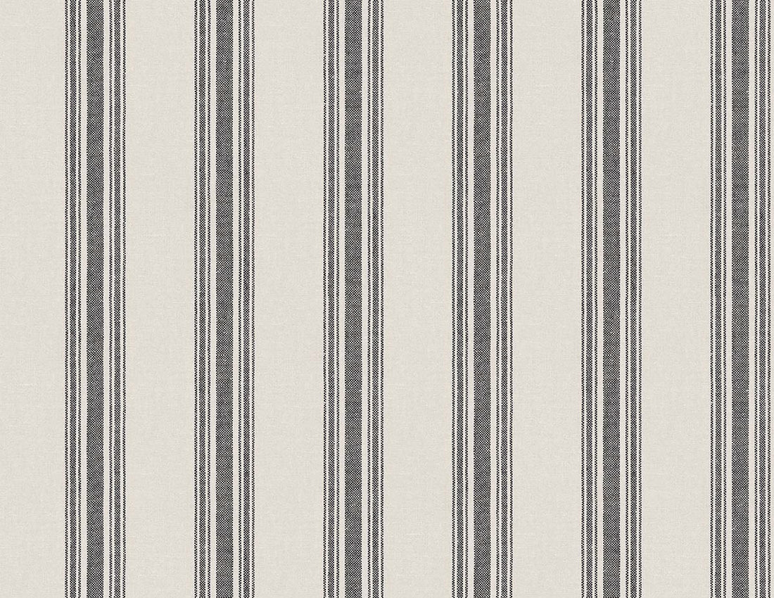 Douglas Behang – Luxe Gestreept Vinylbehang met Textiellook