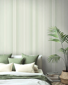 WallQuest Oceane Behang – Luxe Gestreept Behang met Tijdloze Uitstraling