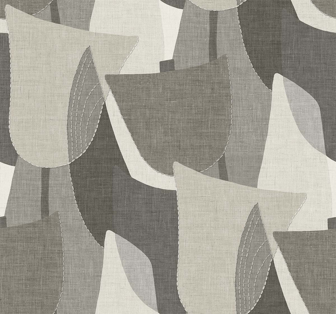 Seabrook Mosley Tulips – Frost – Luxe Abstract Vinyl Behang – 68,5 cm x 8,2 m