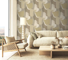 Seabrook Mosley Tulips – Frost – Luxe Abstract Vinyl Behang – 68,5 cm x 8,2 m