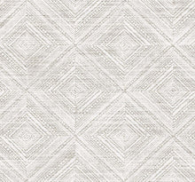 Seabrook Designs Leigh Diamond Behang – Geometrisch Vliesbehang – 68,5 cm x 8,2 m