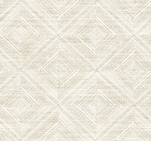 Seabrook Designs Leigh Diamond Behang – Geometrisch Vliesbehang – 68,5 cm x 8,2 m