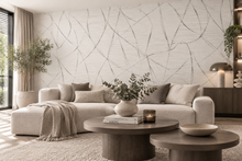 Seabrook Designs Davenport Sketch – Luxe Abstract Vinyl Behang – Type II 20 oz – 68,5 cm x 8,2 m