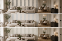 Douglas Behang – Luxe Gestreept Vinylbehang met Textiellook