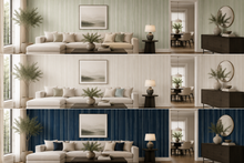 WallQuest Oceane Behang – Luxe Gestreept Behang met Tijdloze Uitstraling