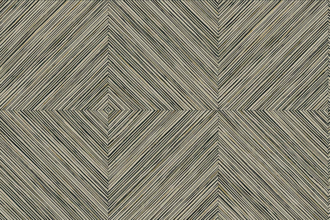 Wallquest Naturale Behang – Luxe Geometrisch Vinylbehang | Savannah Grass