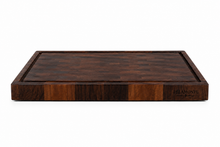 Belamonte Luxe Walnoot Snijplank 40 x 30 x 3 cm – Massief Walnoothout Snijplank met Sapgeul en Handgreep, Borrelplank & Serveerplank