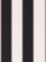 St. James Zwart Wit Gestreept Behang - Klassieke Verticale Strepen - Voorgelijmd Vinylbehang - 52 cm x 10 m