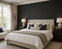 Antonina Vella Ruit Behang Donkergrijs – Luxe Klassiek Schotse Ruit – Vliesbehang 68,5 x 822 cm – 5,63 m²