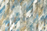 York Wallcoverings District Behang Blauw Goud Abstract - Vliesbehang - 52 cm x 10,05 m