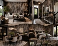 York Wallcoverings Industrieel Betonlook Behang Donkergrijs/Zilver – Metallic Effect – Vliesbehang – 52 cm x 10 m