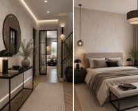 York Wallcoverings Pablo Portraits Peel & Stick Behang – Zwart/Wit –Zelfklevend – 52 x 610 cm