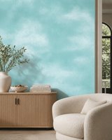 York Lichtblauw Wolkeneffect Behang – Voorgelijmd Papieren Behang – 10 x 0,52 m