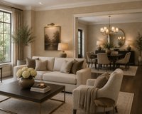 York Wallcoverings Fifth Avenue Designs FD8534 Behang Beige Linnenstructuur – 52 cm x 10,05 m
