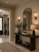 York Wallcoverings Fifth Avenue Designs FD8534 Behang Beige Linnenstructuur – 52 cm x 10,05 m