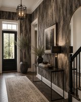 York Wallcoverings Industrieel Betonlook Behang Donkergrijs/Zilver – Metallic Effect – Vliesbehang – 52 cm x 10 m