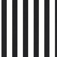 York Wallcoverings Zwart Wit Gestreept Behang - Verticale Strepen - Voorgelijmd Vinylbehang - 52 cm x 10 m