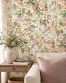 York Wallcoverings Rifle Paper Co. Garden Party Burgundy Behang – RI5122 – Bloemenbehang – Papier – 68,5 x 820 cm – 5,6 m²