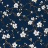 York Wallcoverings Fifth Avenue Designs FB1403 Behang – Donkerblauw met Witte Bloesem & Bruine Takken – Vliesbehang – 52 cm x 10,05 m