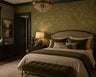 Easy-Walls Groen Goud Bloemen Behang - Klassiek Botanisch Design - 52 cm x 10 m