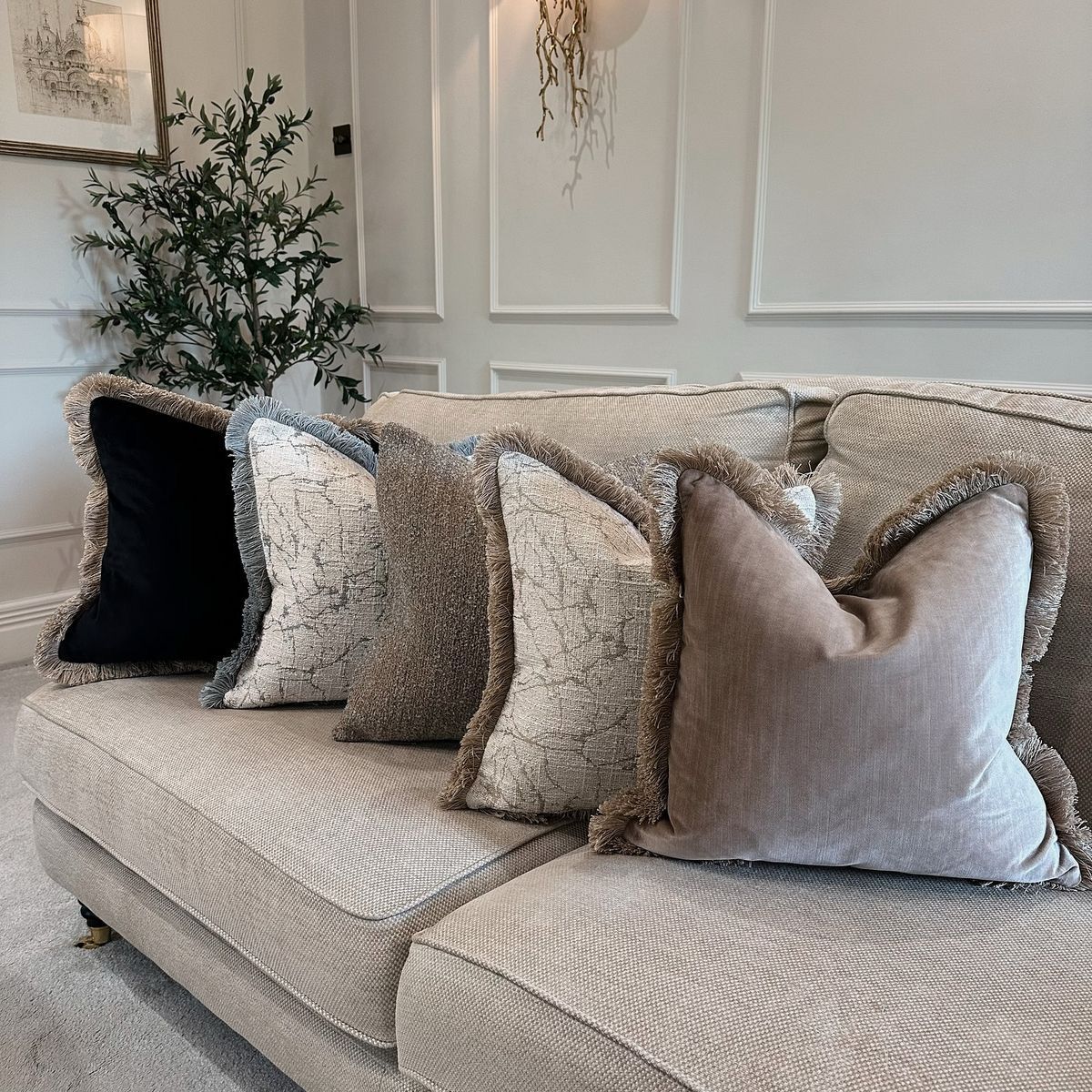 Hotel chic woonkamer